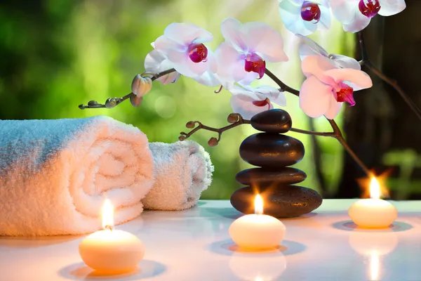 Spa products arrangement
